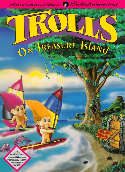 Jaquette de Trolls on Treasure Island