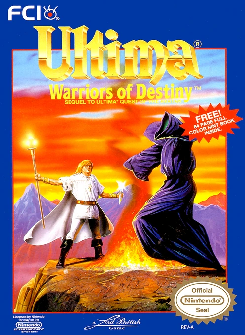 Jaquette de Ultima : Warriors of Destiny