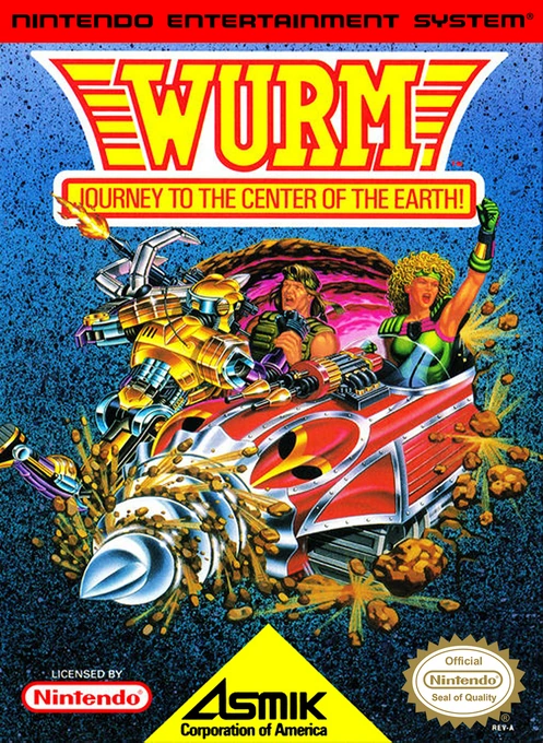 Jaquette de Wurm : Journey to the Center of the Earth!