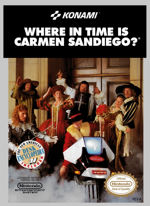 Jaquette de Where in Time is Carmen Sandiego?