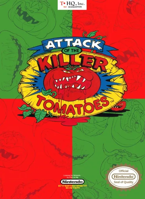 Jaquette de Attack of the Killer Tomatoes