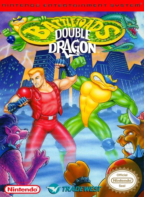 Jaquette de Battletoads & Double Dragon