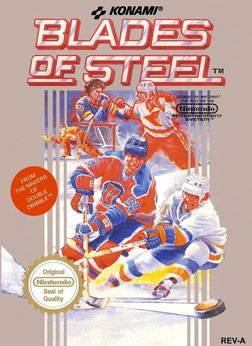 Jaquette de Blades of Steel