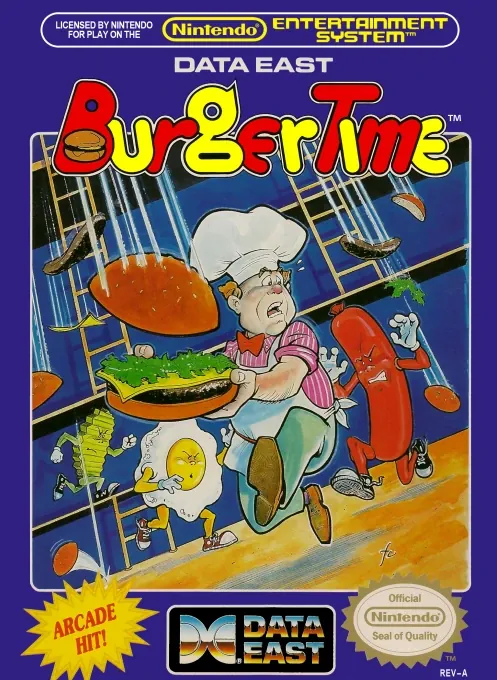 Jaquette de BurgerTime