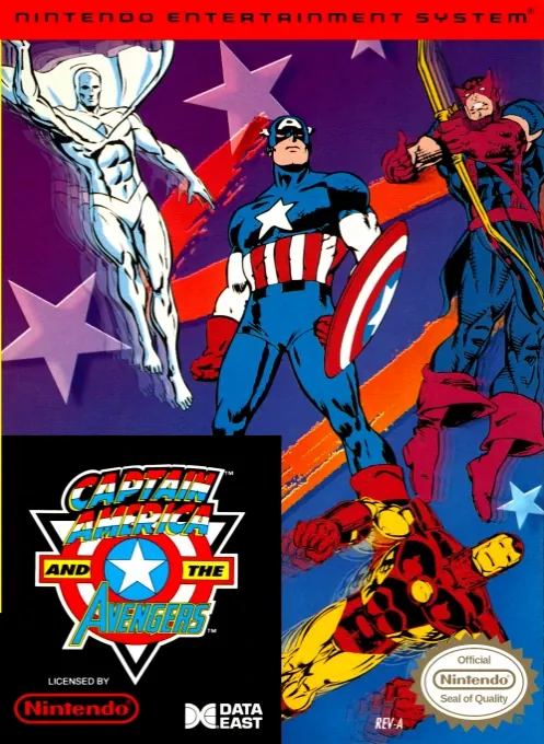 Jaquette de Captain America and the Avengers