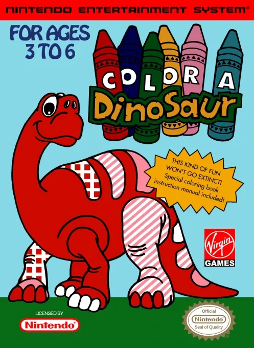 Jaquette de Color a Dinosaur