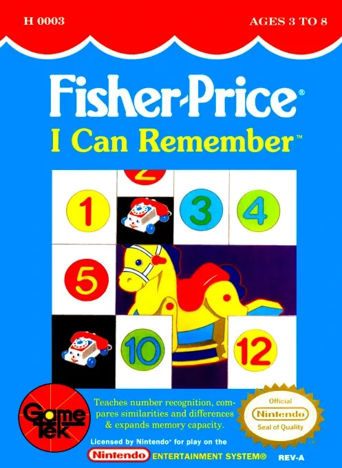 Jaquette de Fisher-Price : I Can Remember