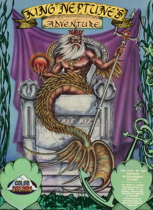 Jaquette de King Neptune's Adventure