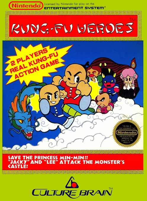 Jaquette de Kung-Fu Heroes