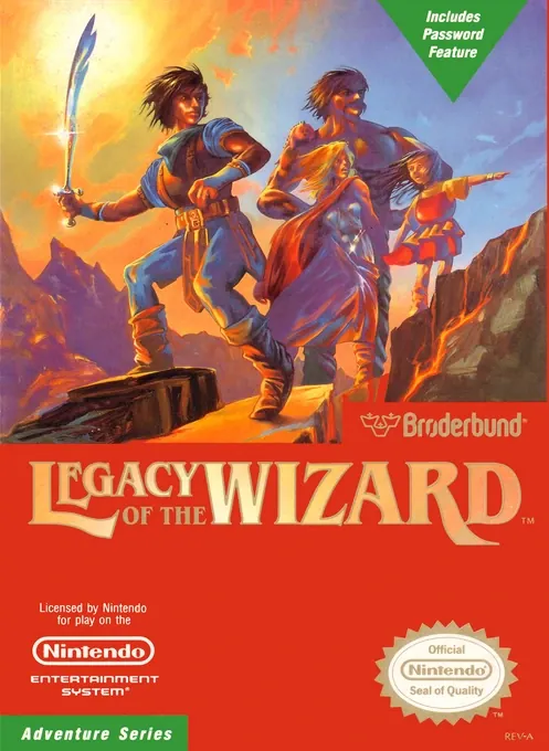 Jaquette de Legacy of the Wizard