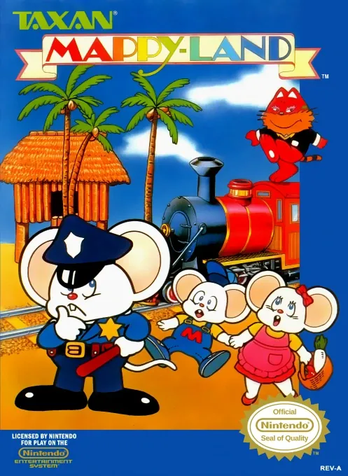 Jaquette de Mappy-Land