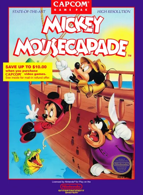 Jaquette de Mickey Mousecapade