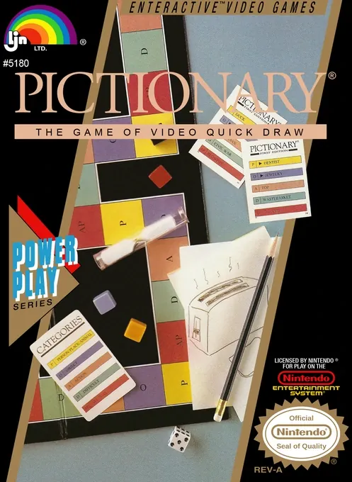 Jaquette de Pictionary : The Game of Video Quick Draw