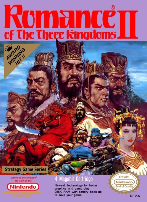 Jaquette de Romance of the Three Kingdoms II