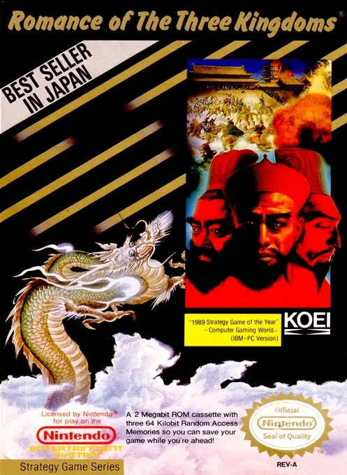 Jaquette de Romance of the Three Kingdoms