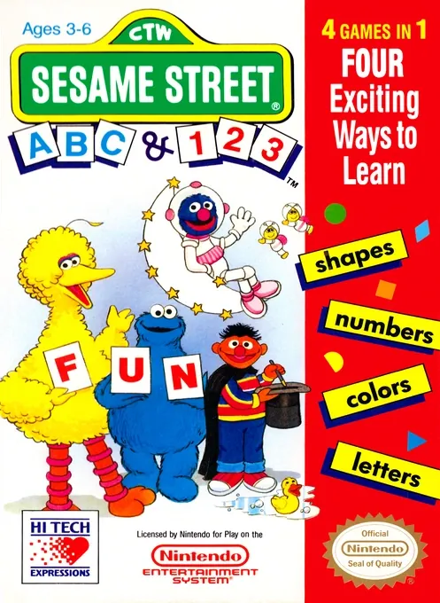 Jaquette de Sesame Street ABC & 123