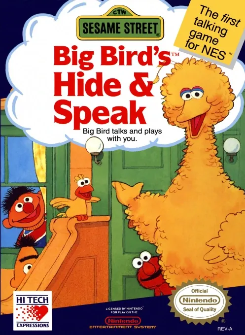 Jaquette de Sesame Street : Big Bird's Hide & Speak