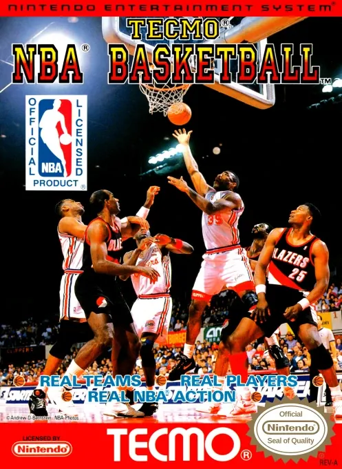 Jaquette de Tecmo NBA Basketball