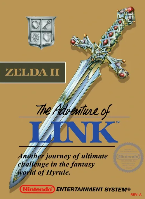 Jaquette de Zelda II : The Adventure of Link