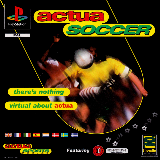 Jaquette de Actua Soccer