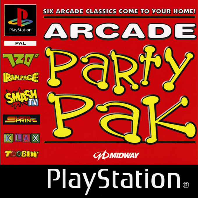 Jaquette de Arcade Party Pak