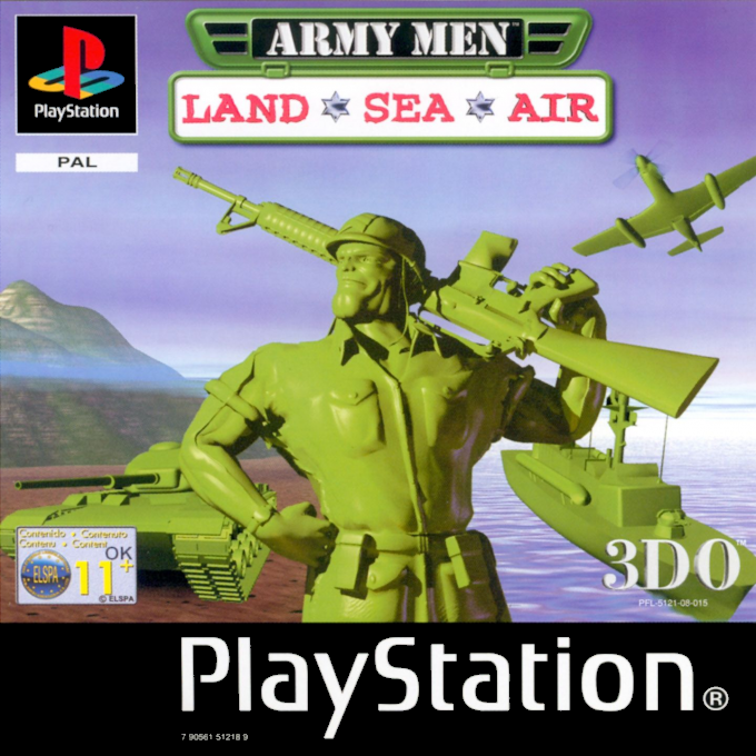 Jaquette de Army Men : Land, Sea, Air
