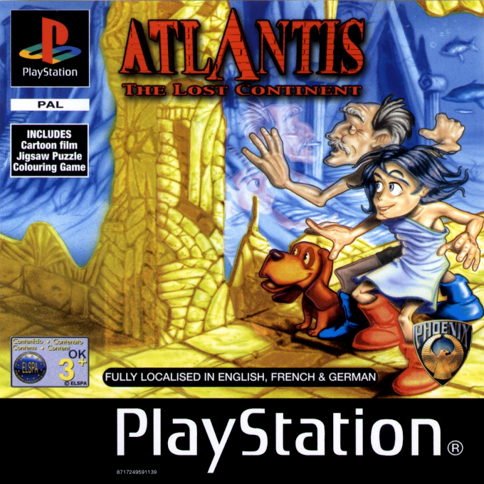Jaquette de Atlantis : The Lost Continent