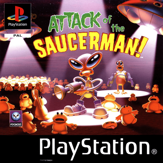 Jaquette de Attack of the Saucerman