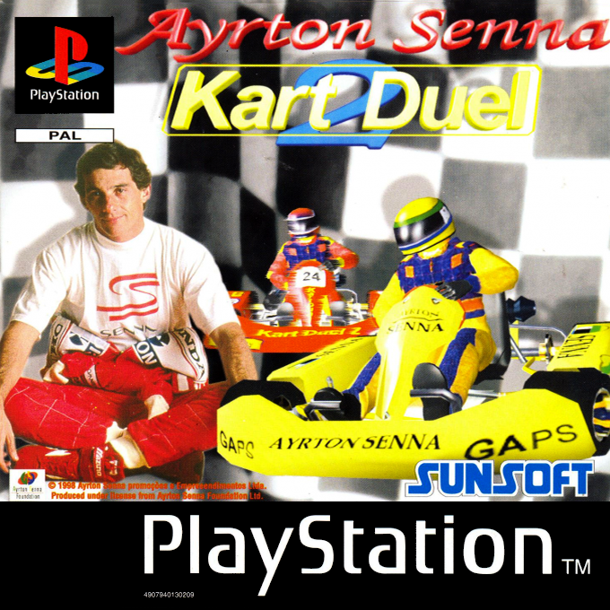 Jaquette de Ayrton Senna Kart Duel 2
