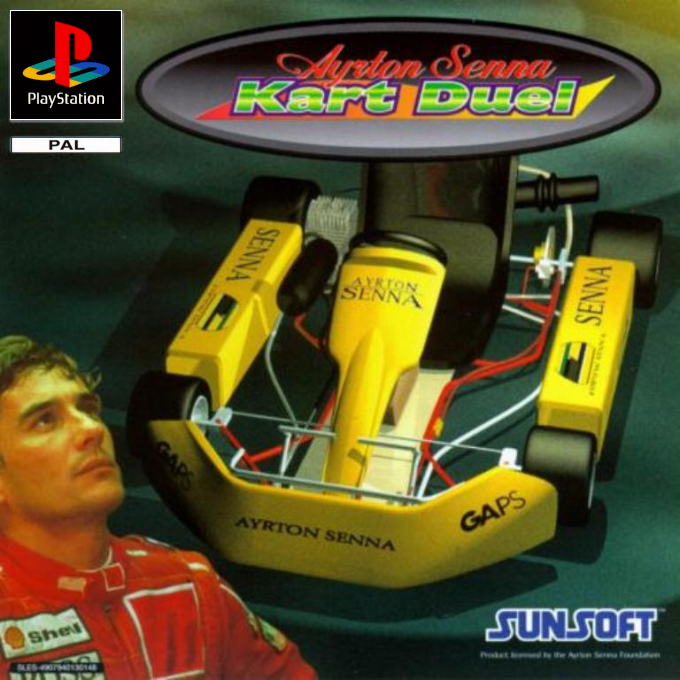 Jaquette de Ayrton Senna Kart Duel