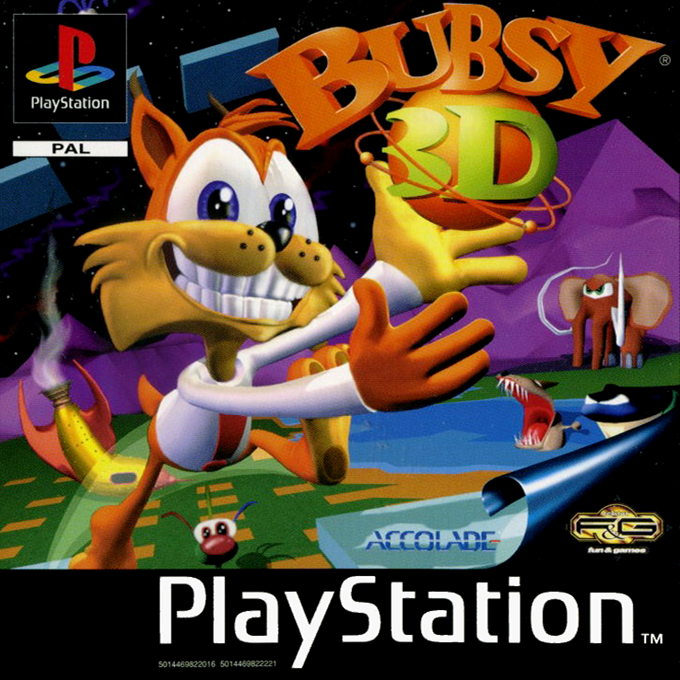 Jaquette de Bubsy 3D : Furbitten Planet