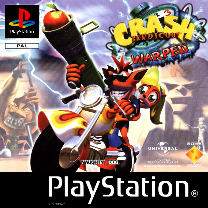Jaquette de Crash Bandicoot 3 : Warped