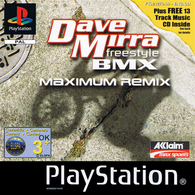 Jaquette de Dave Mirra Freestyle BMX : Maximum Remix
