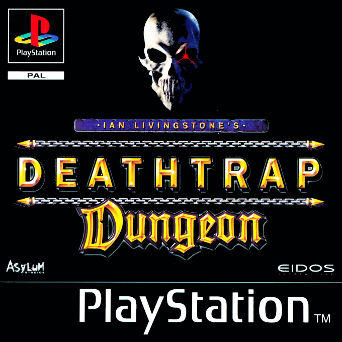 Jaquette de Ian Livingstone's Deathtrap Dungeon