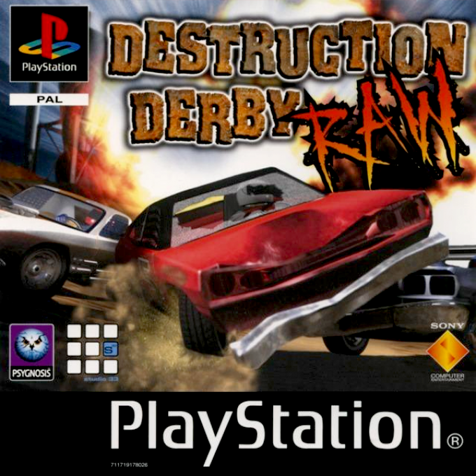 Jaquette de Destruction Derby Raw
