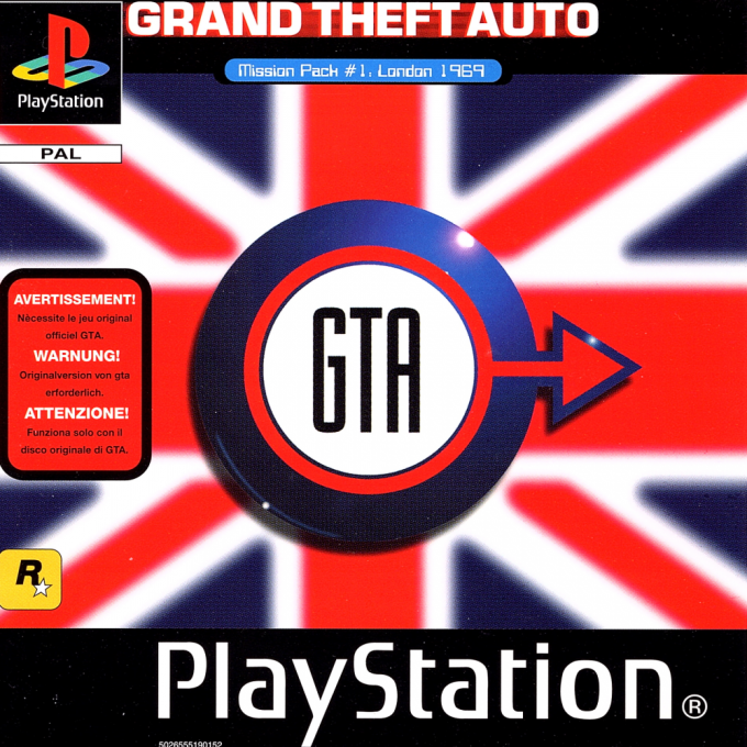 Jaquette de Grand Theft Auto : London 1969