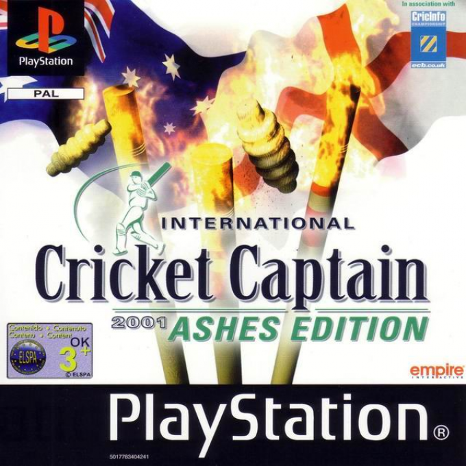 Jaquette de International Cricket Captain 2001 : Ashes Edition