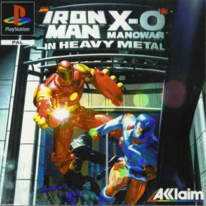 Jaquette de Iron Man/X-O Manowar in Heavy Metal