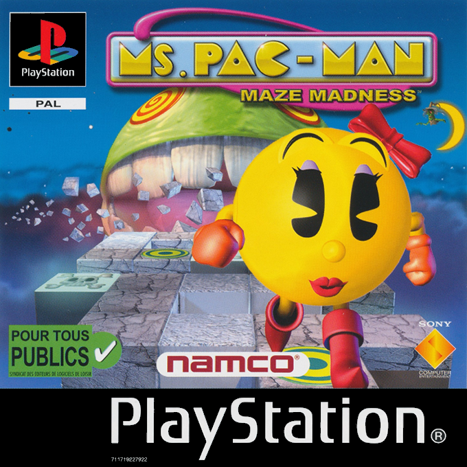 Jaquette de Ms. Pac-Man Maze Madness