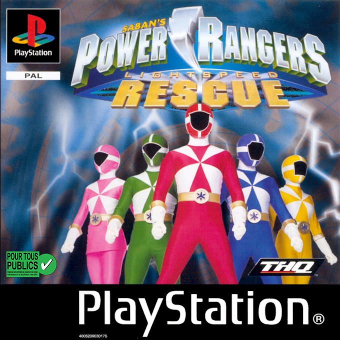 Jaquette de Saban's Power Rangers : Lightspeed Rescue