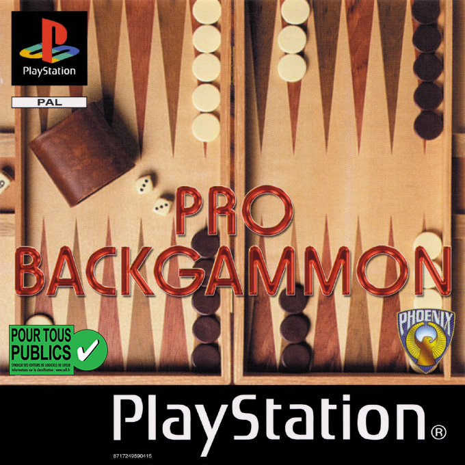 Jaquette de Pro Backgammon