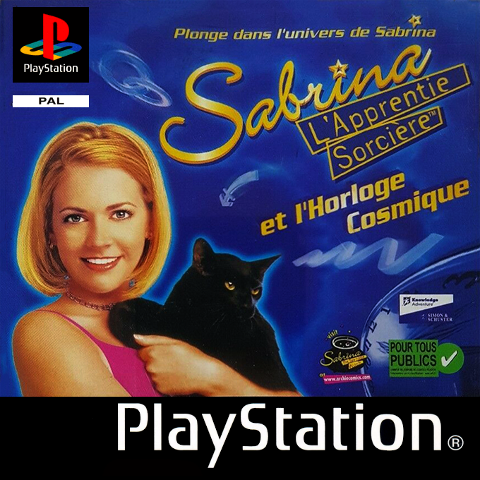 Jaquette de Sabrina l'Apprentie Sorciere et l'Horloge Cosmique