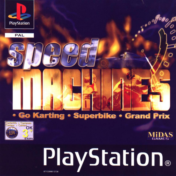 Jaquette de Speed Machines