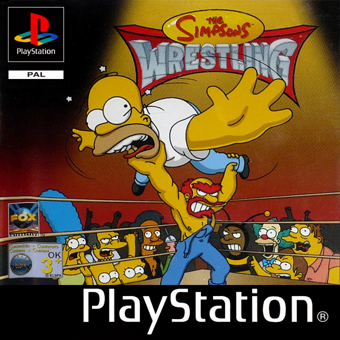 Jaquette de The Simpsons Wrestling