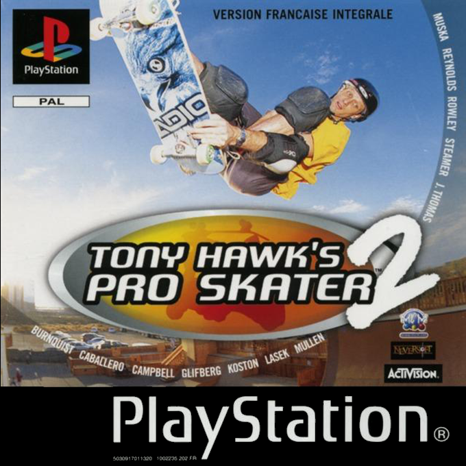 Jaquette de Tony Hawk's Pro Skater 2