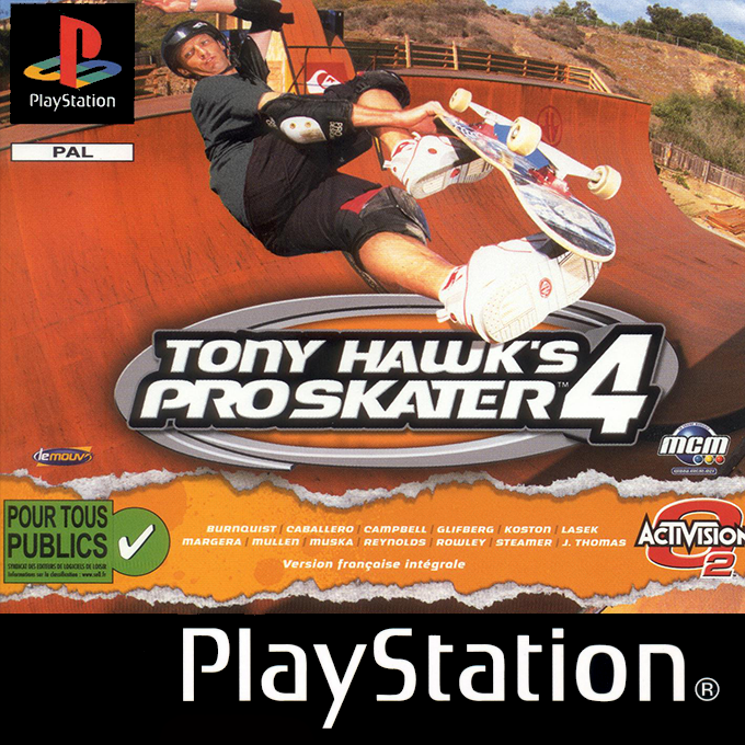 Jaquette de Tony Hawk's Pro Skater 4