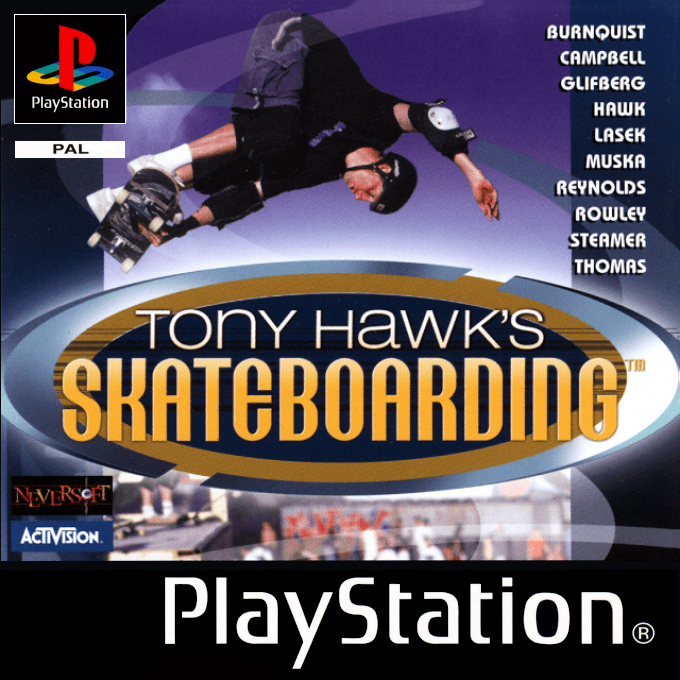 Jaquette de Tony Hawk's Skateboarding