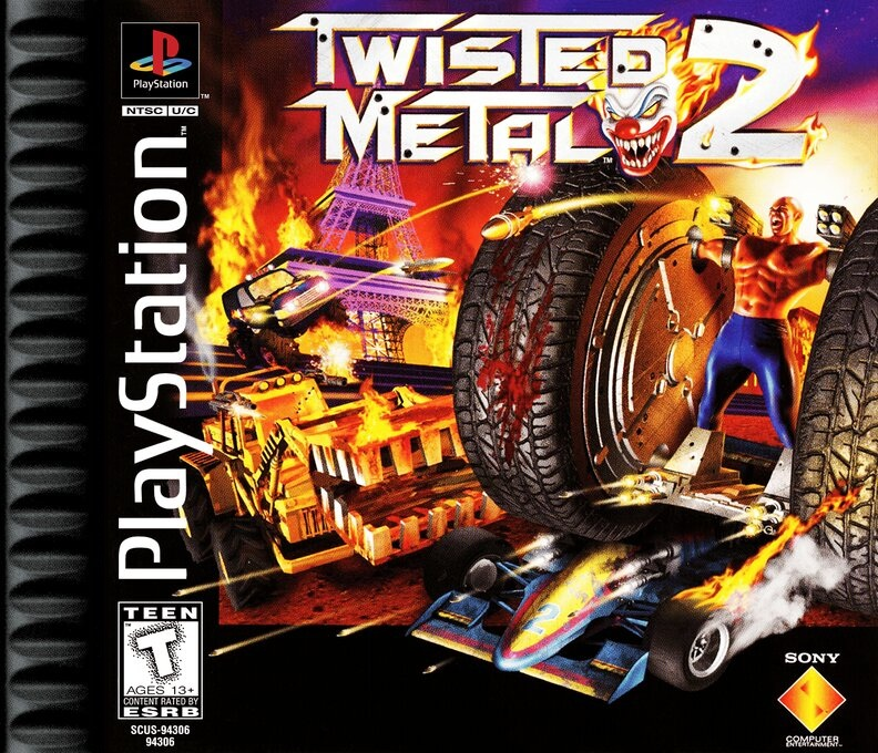 Jaquette de Twisted Metal 2