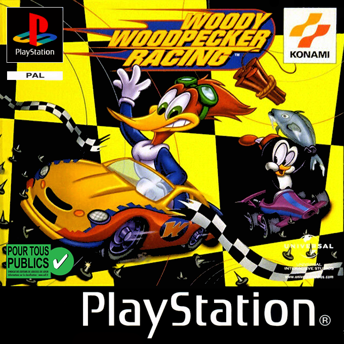 Jaquette de Woody Woodpecker Racing