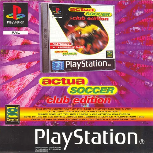 Jaquette de Actua Soccer : Club Edition